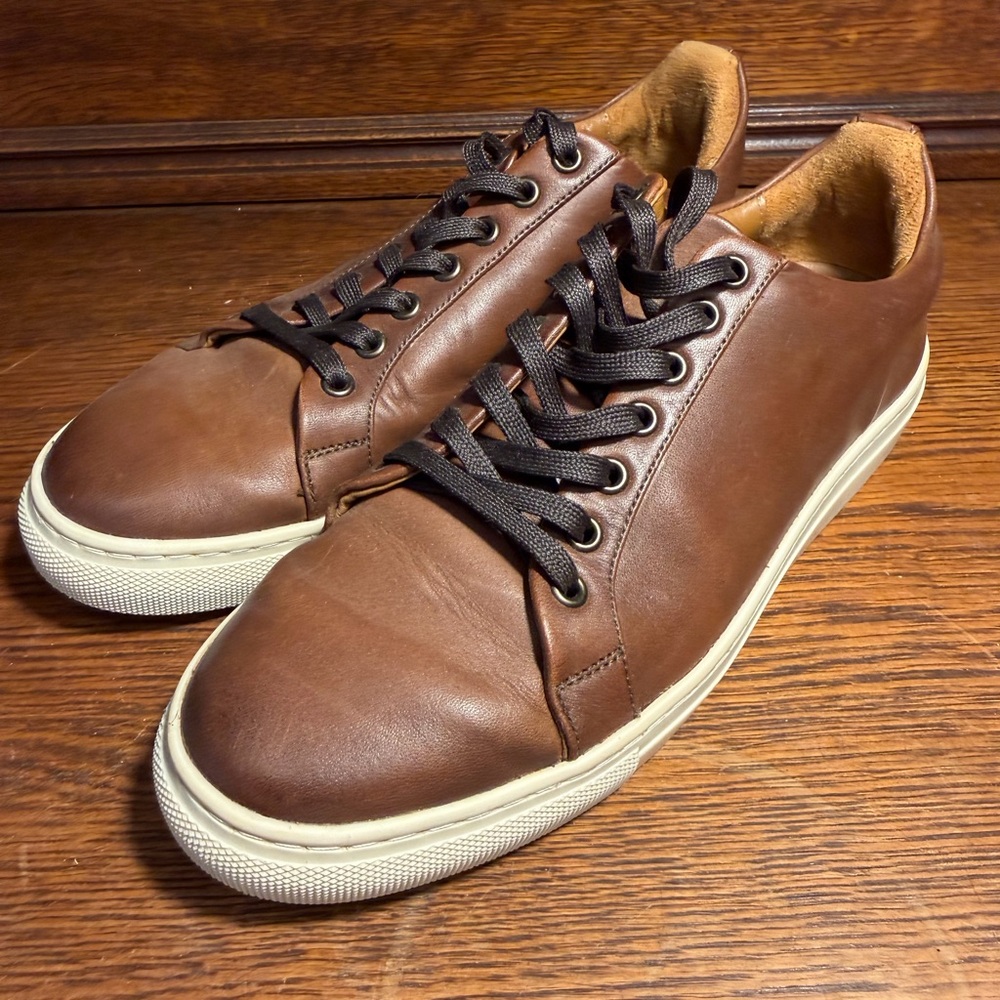 Thursday Boot Company Brown Leather Sneakers